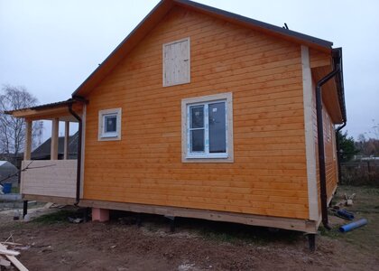 Одноэтажный каркасный дом в Арсаки
